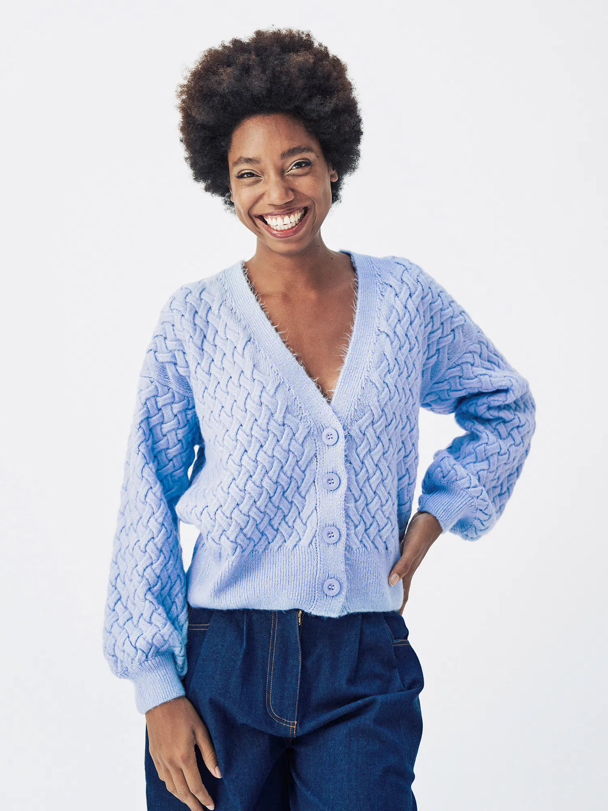 Heavenly Cardigan - Blue