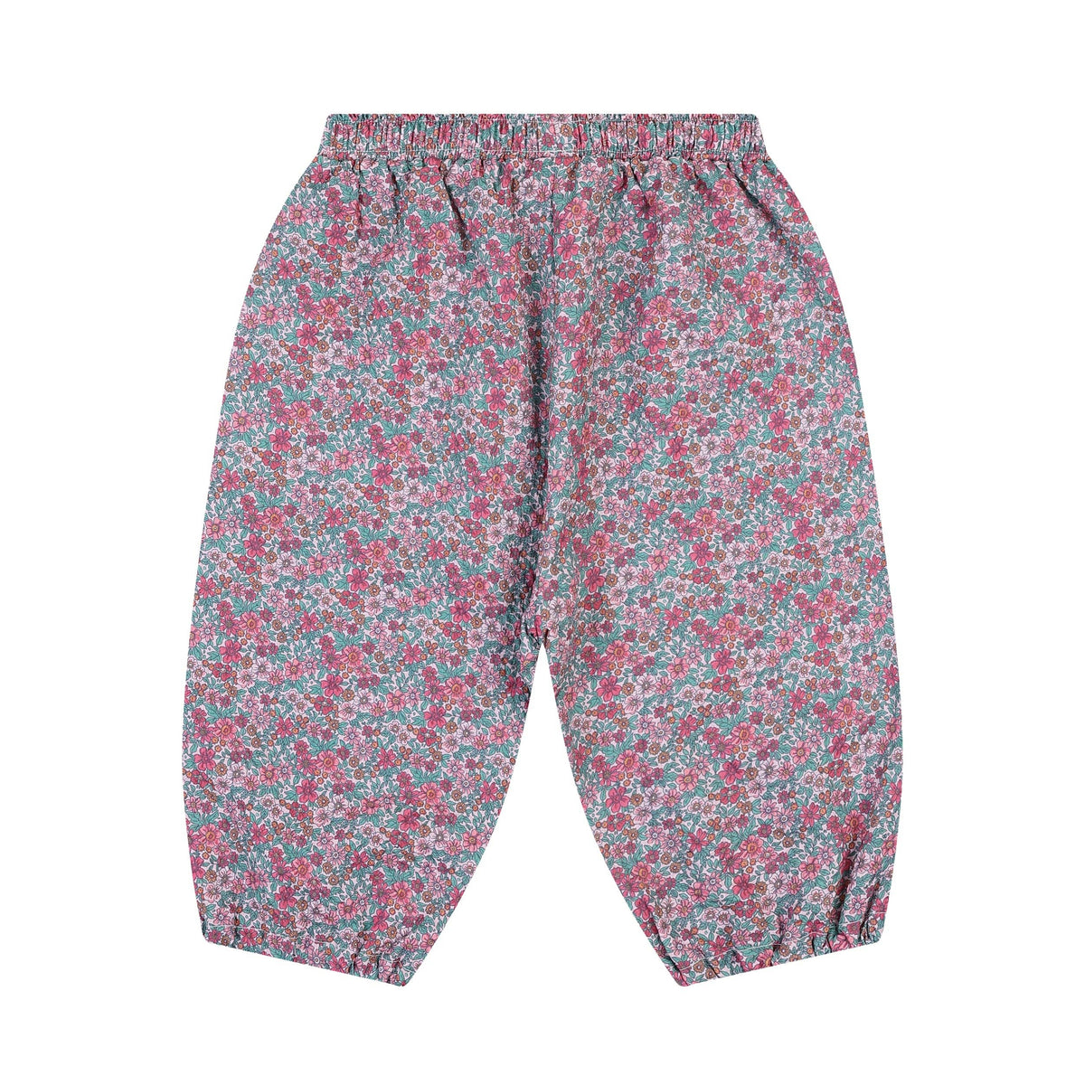 Floral Print Capri Balloon Baggy Pants