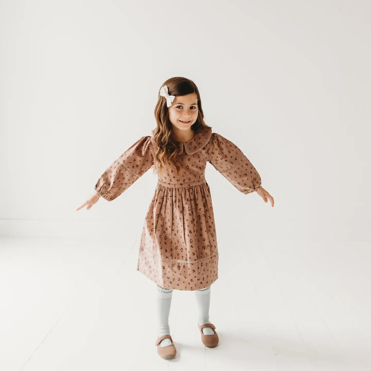 Cord Crush Animal Print Dress
