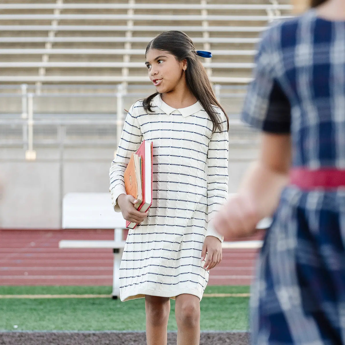 Organic Peter Pan Collar Sweater Dress