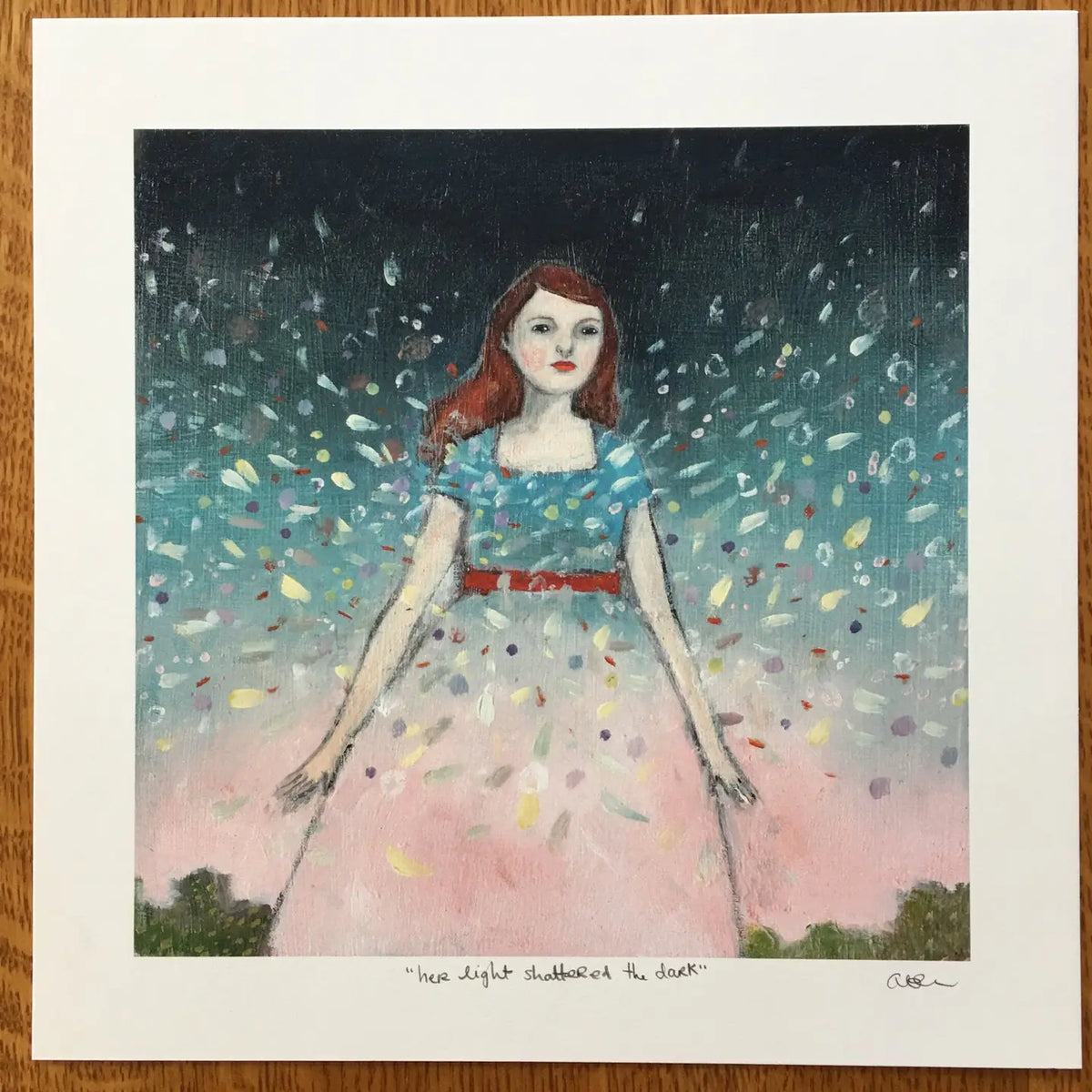 Her Light Shattered the Dark - Print