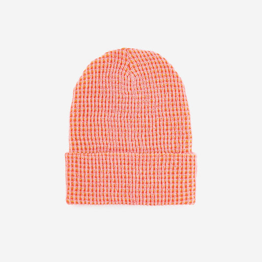 Simple Grid Knit Beanie - Several Colors