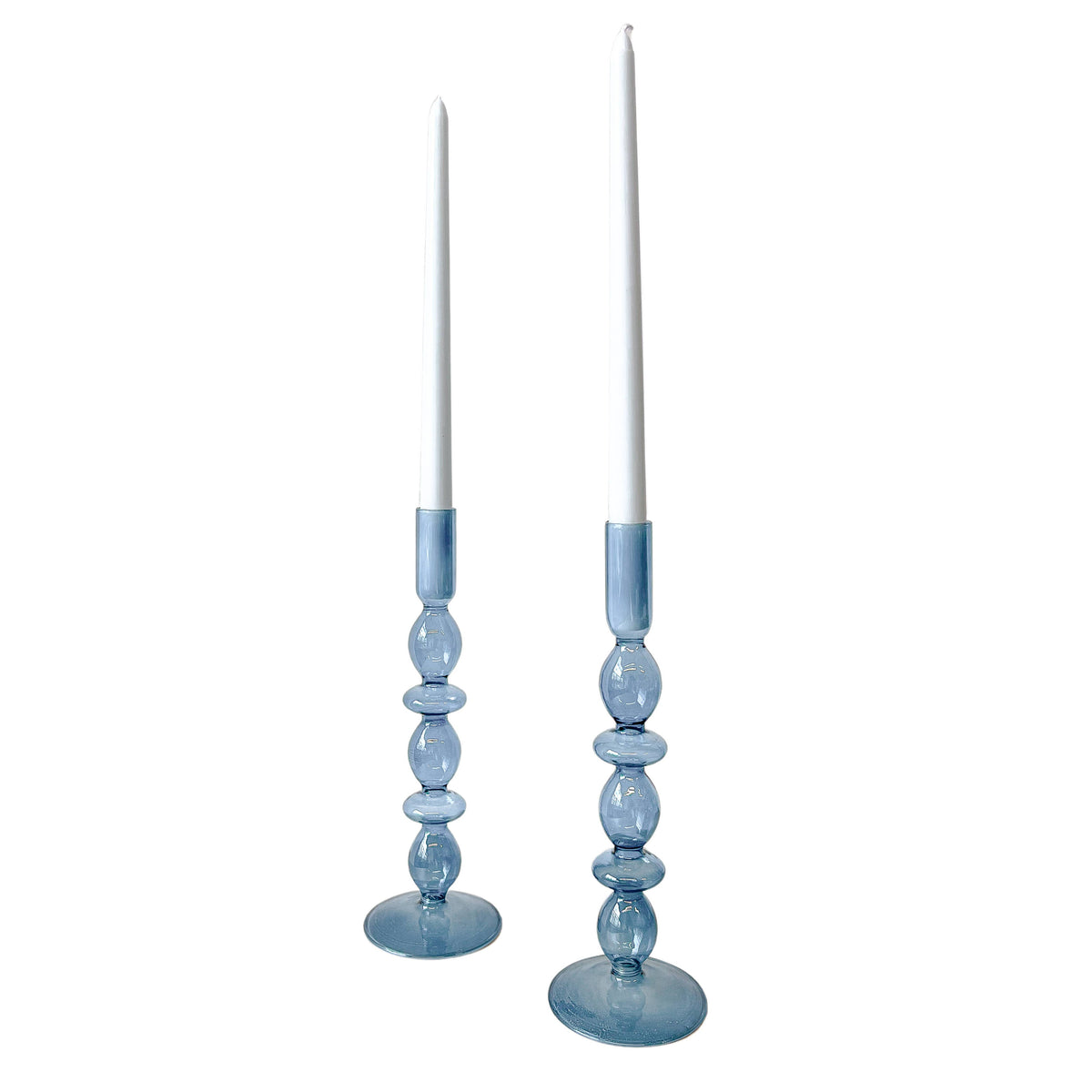 Azure Blue Candle Holder