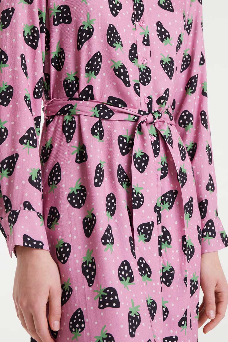 Strawberry Print Dress