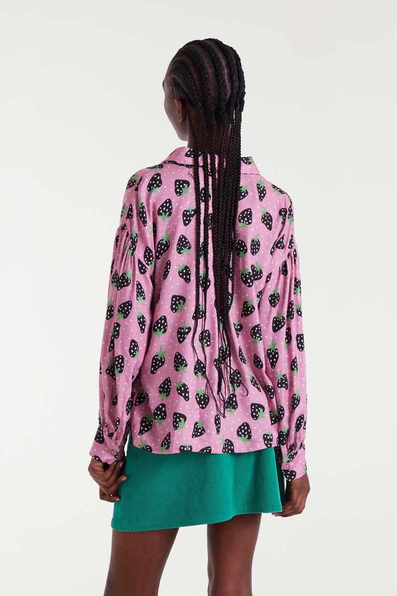 Strawberry Print Shirt
