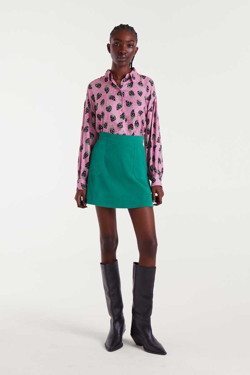 Strawberry Print Shirt