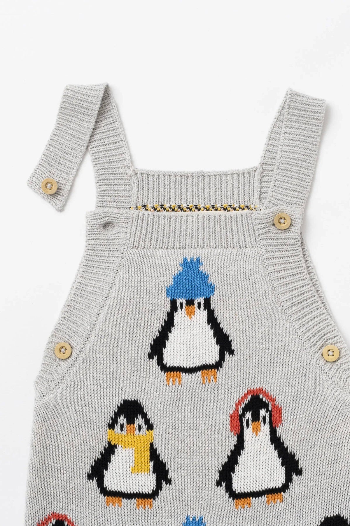 Knit Overalls Penguins