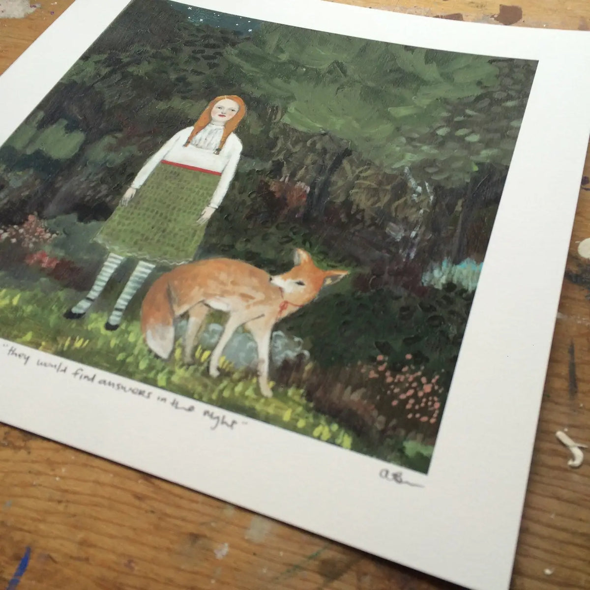 They Would Find Answers in the Night - Fine Art Print