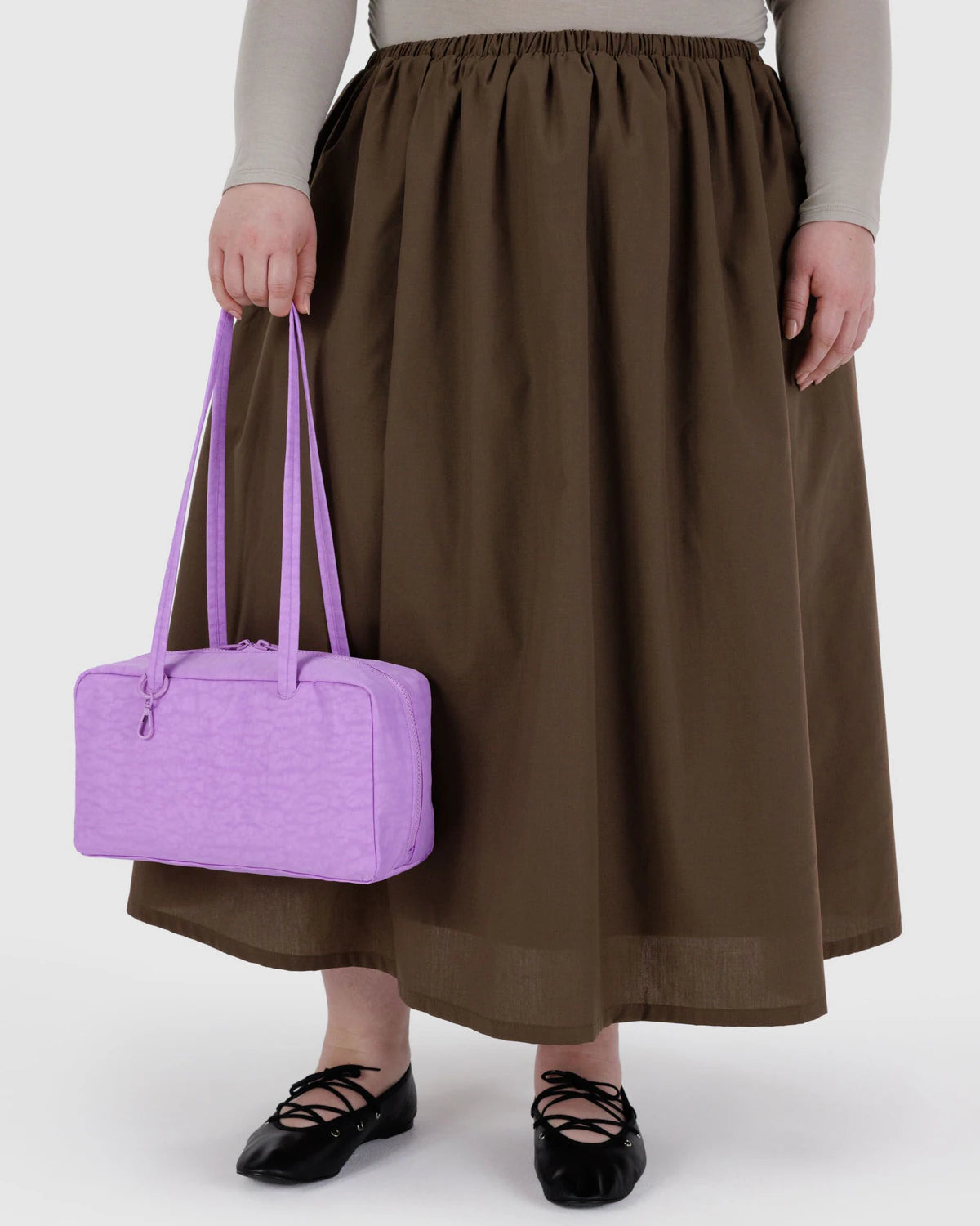 Nylon Bowler Bag - Rose