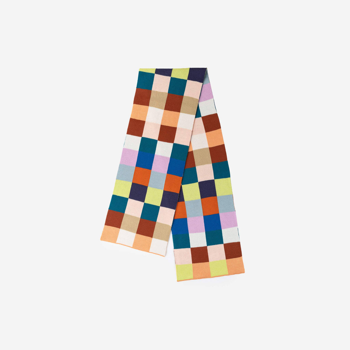 Color Patch Big Scarf