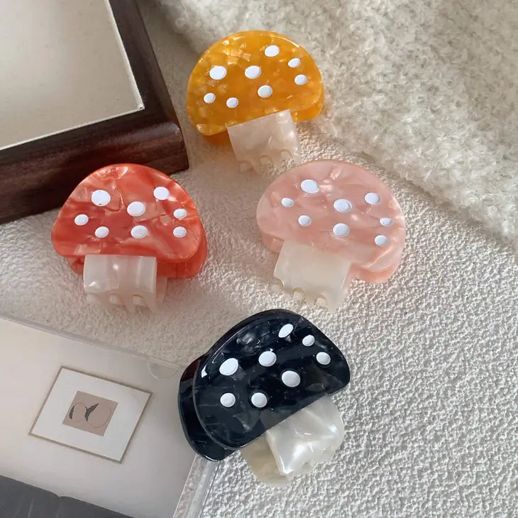 Mushroom Hair Claw - Several Colors