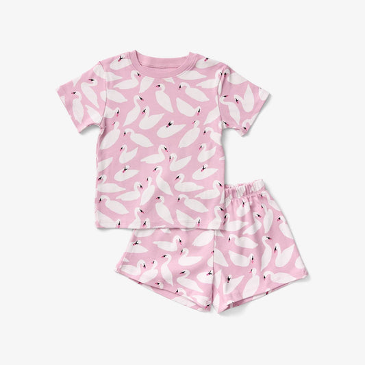 Shirt + Short Set - Swan