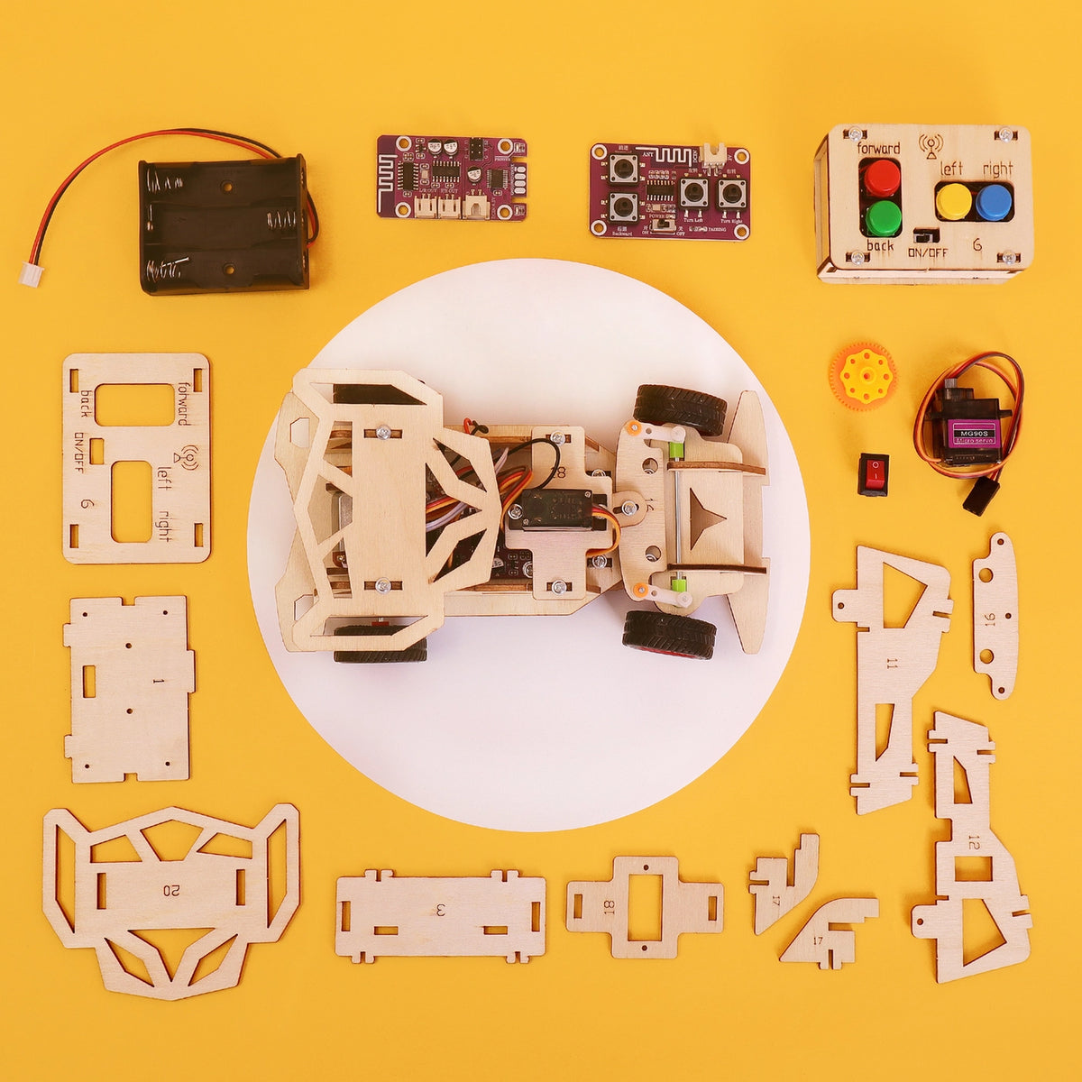 Car Diy Kit, Educational Stem Toy