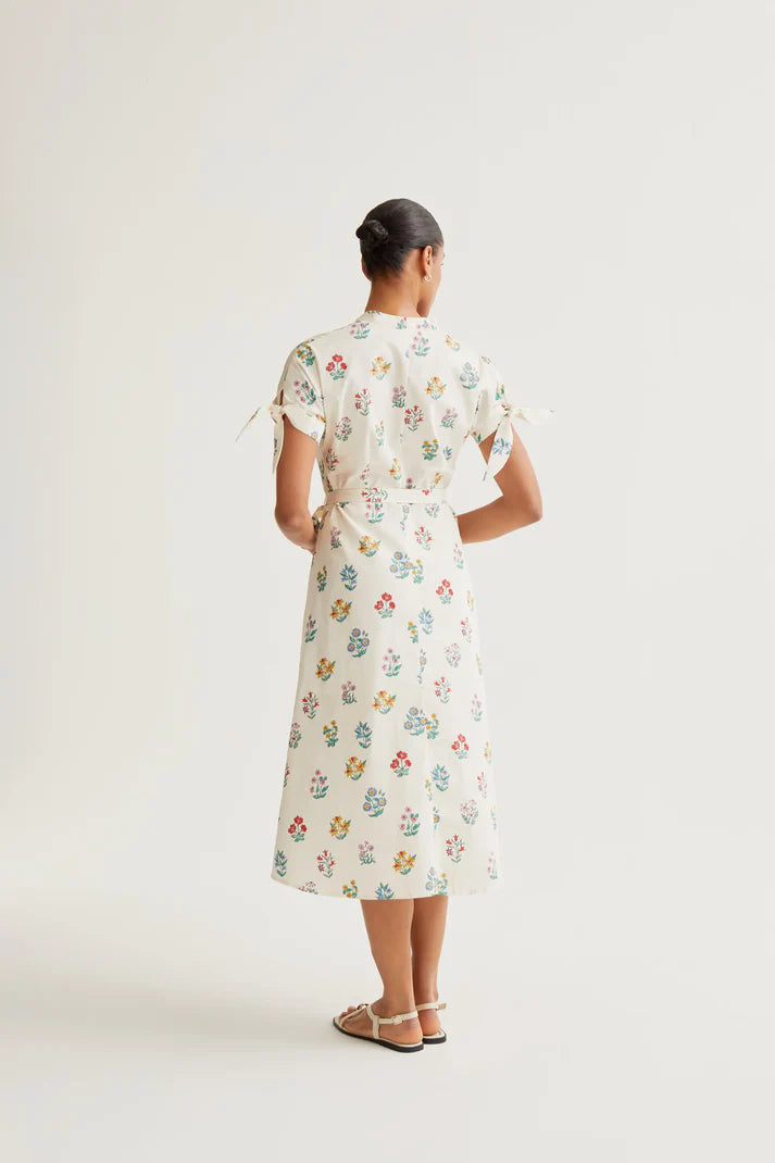 Gardener Print Midi Dress