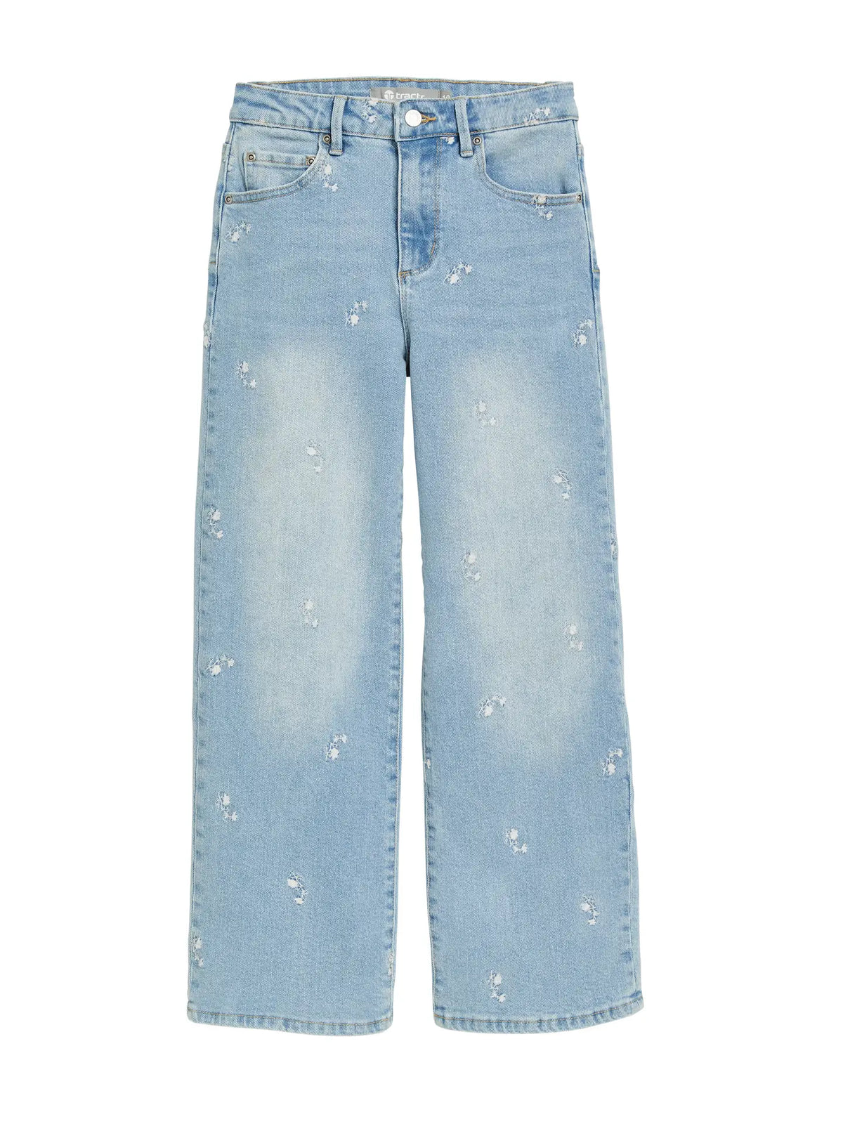 Girls-Basic Wide LEG Jean