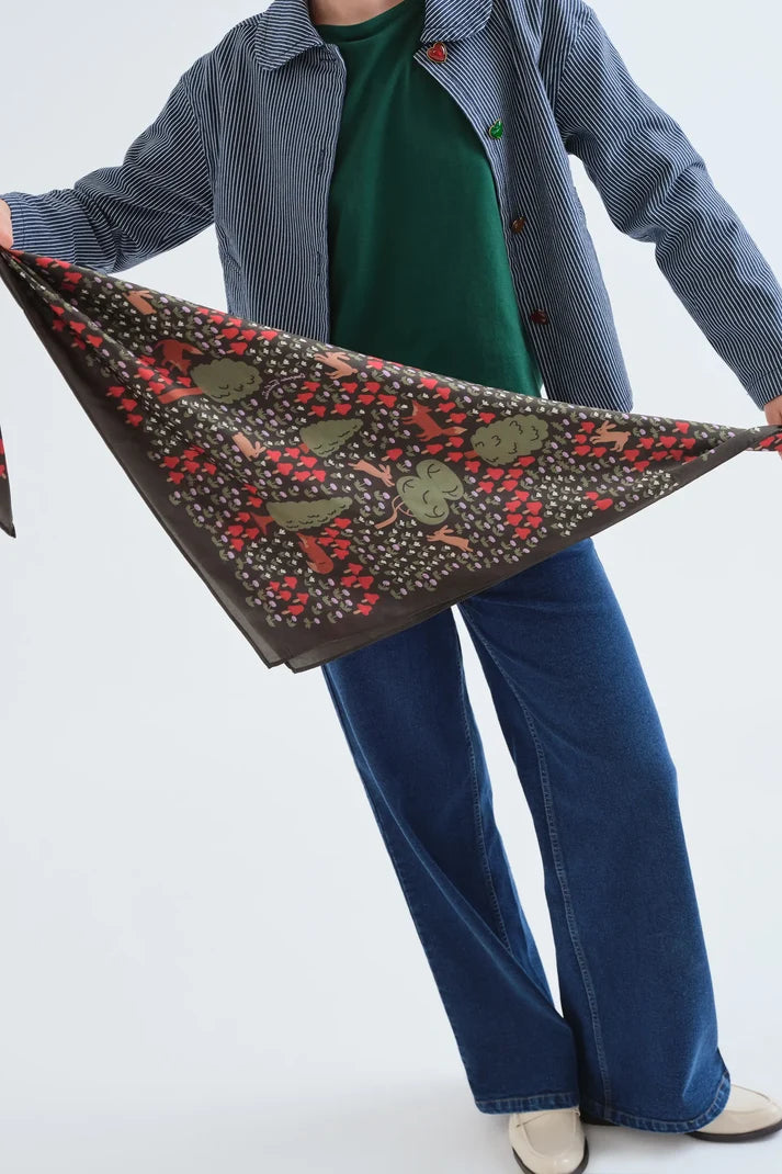 Volpe Print Scarf