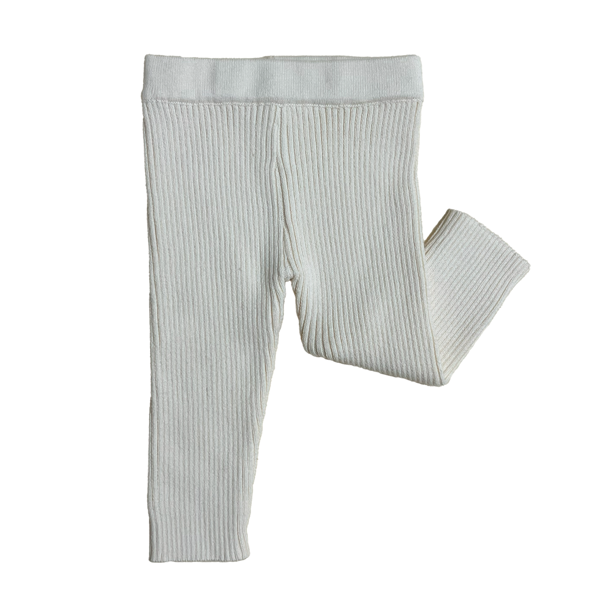 Baby Rib Leggings - Cream