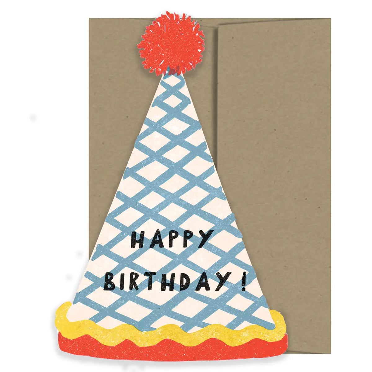 Birthday Hat Birthday Collection - Die Cut Card