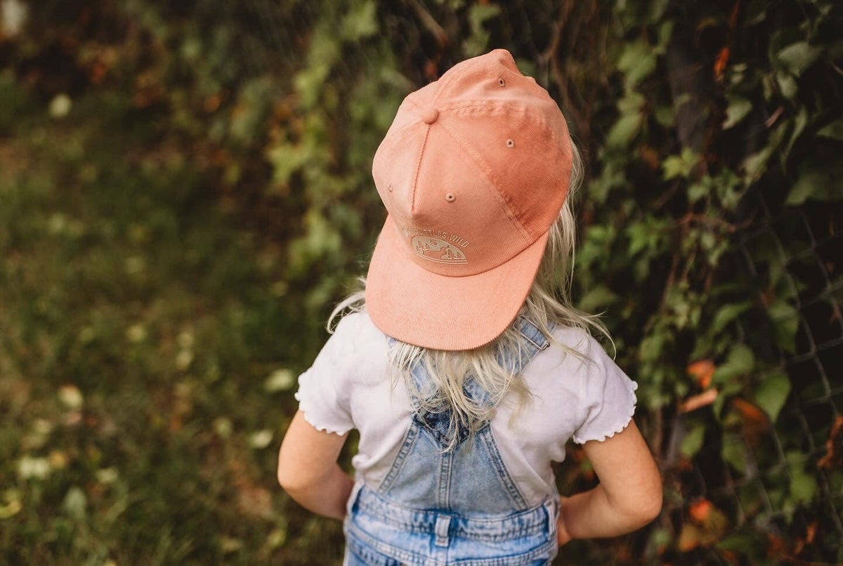Lyric SnapBack- pink corduroy hat