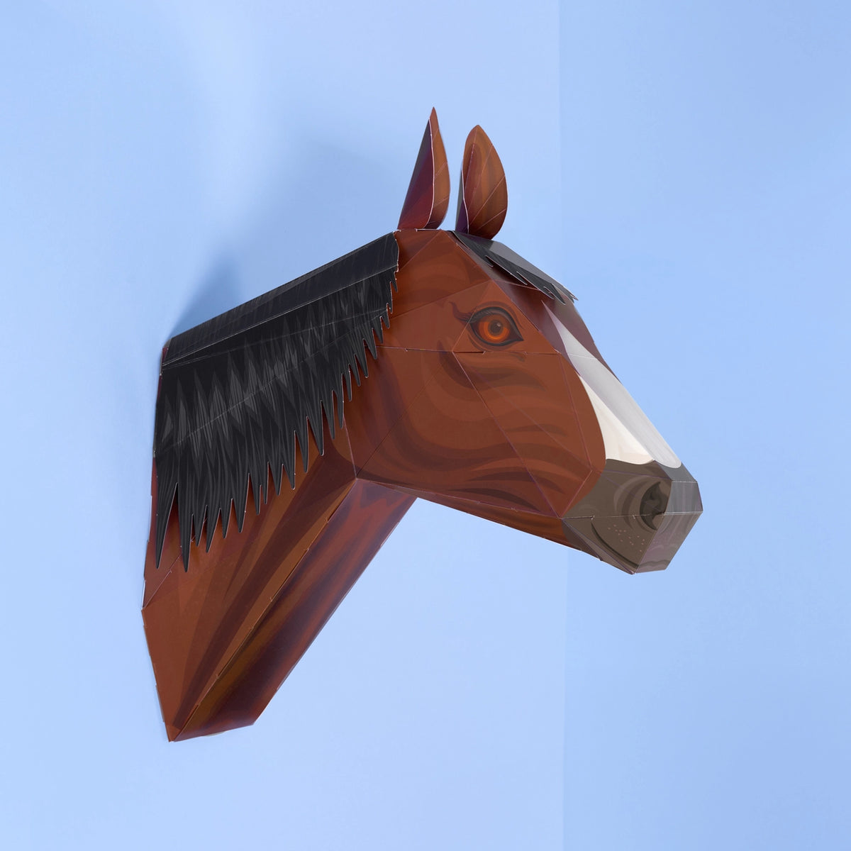 Make Your Own Magnificent Horse Double-Sided Paper Model Kit