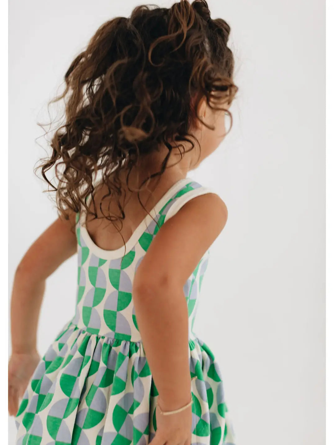 Sleeveless Twirl Dress - Retro Twirl