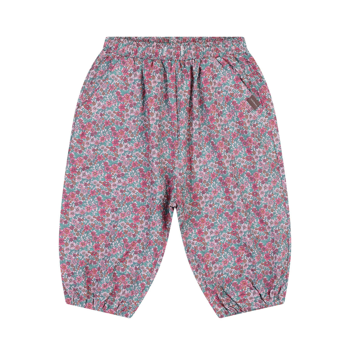 Floral Print Capri Balloon Baggy Pants