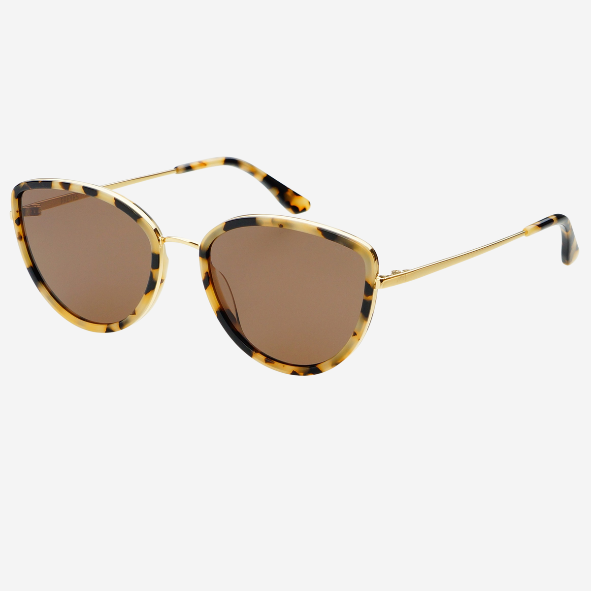 Luna Acetate Womens Cat Eye Sunglasses - Tortoise