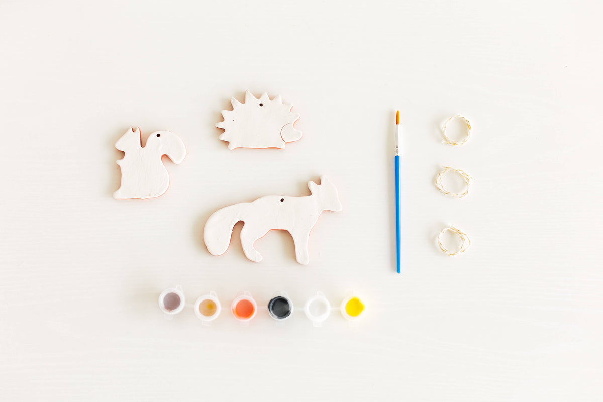 Christmas Ornament DIY Kit : Woodland Animals