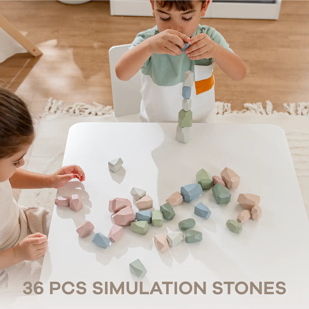 Stacking Rocks, 36 Pcs