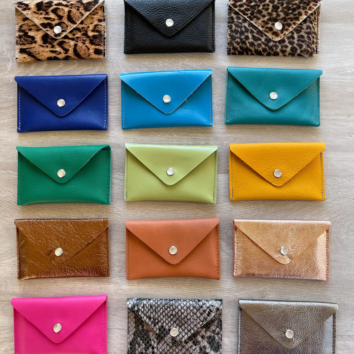Card Case Wallet - Upcycled Leather