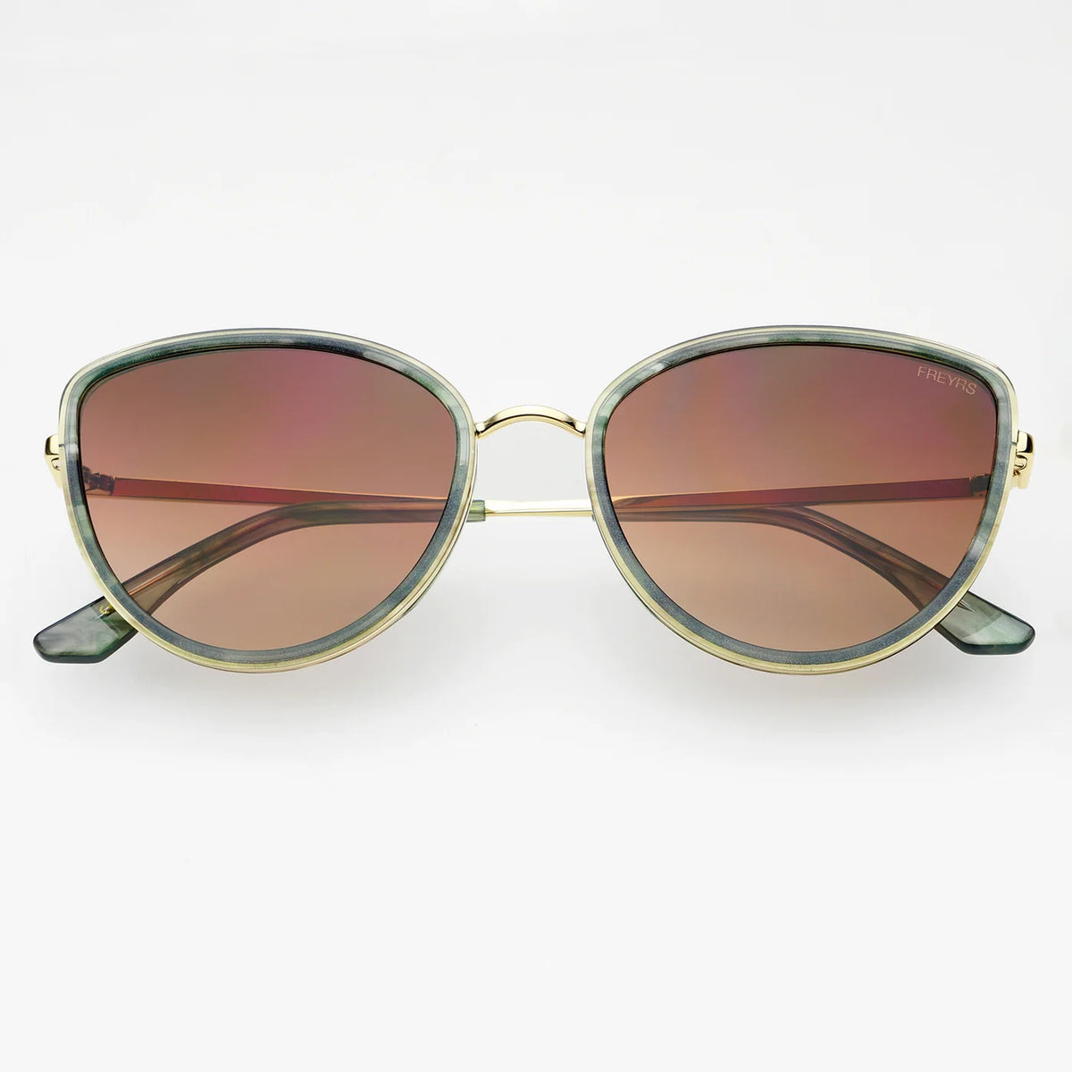 Luna Acetate Women’s Cat Eye Sunglasses - Emerald Green