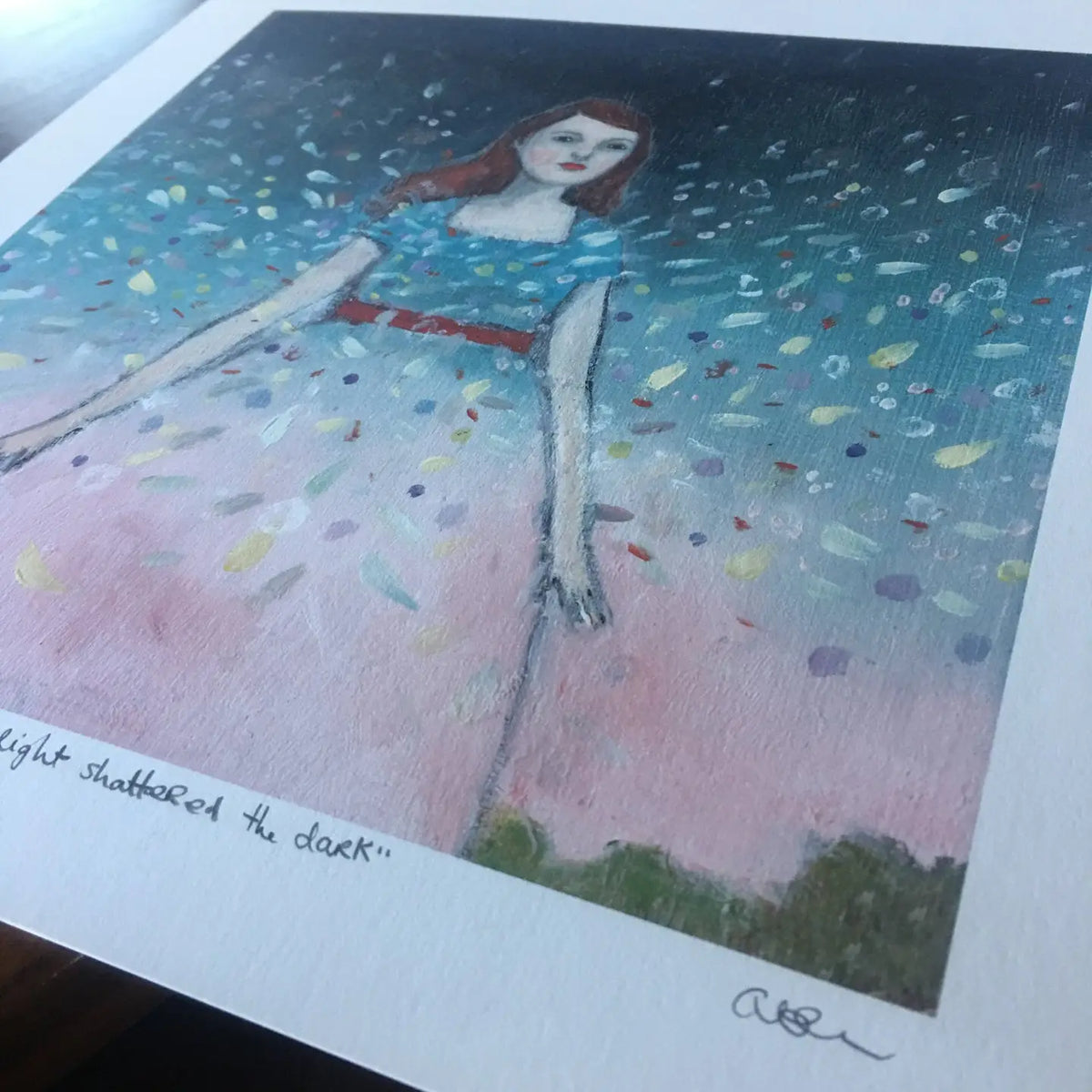 Her Light Shattered the Dark - Print