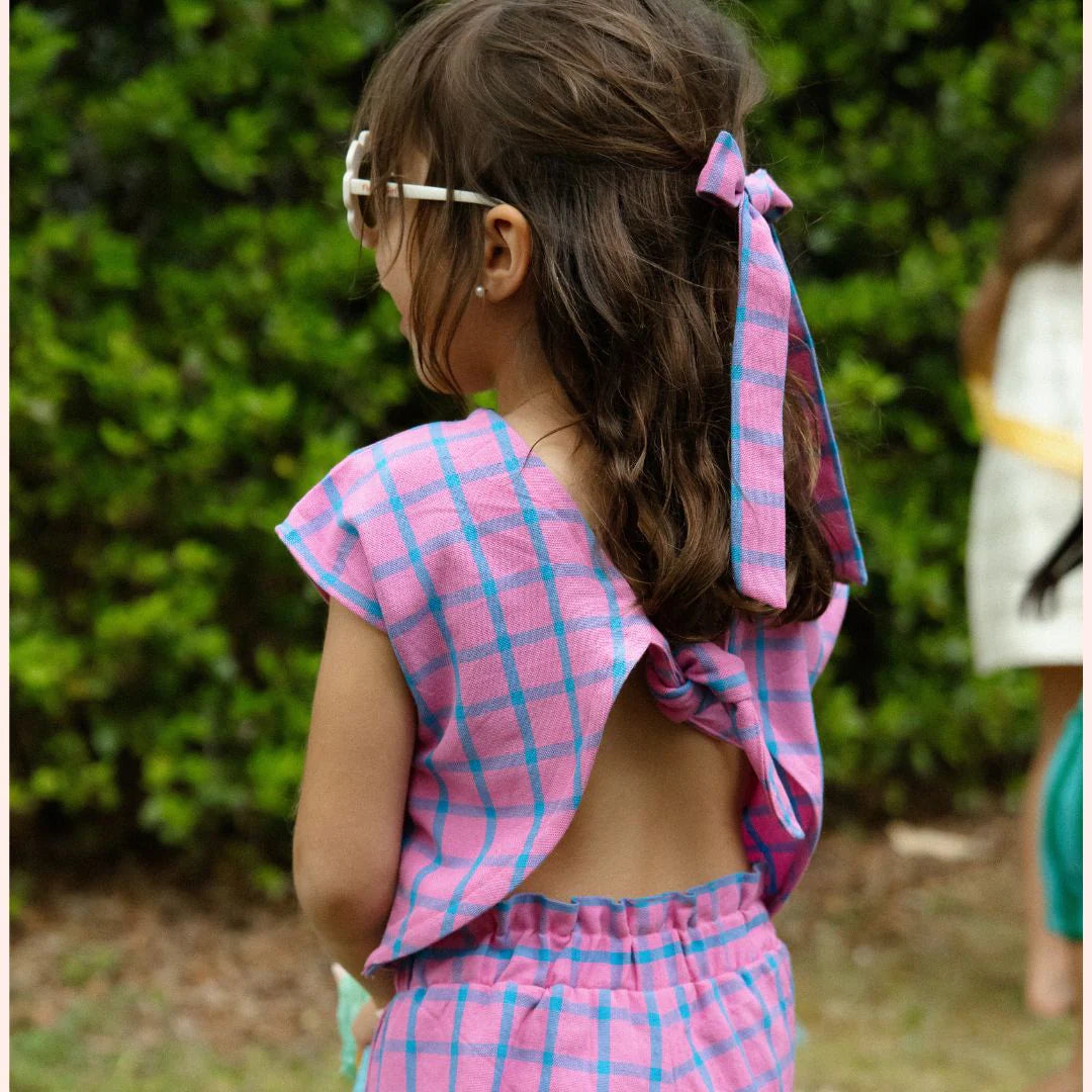 Annita Girl Set in Bubblegum