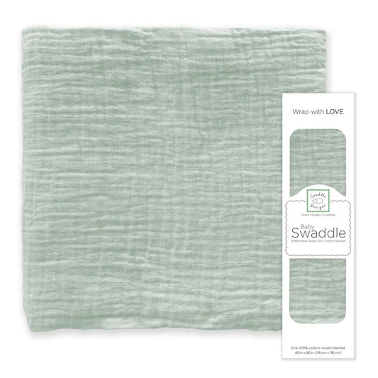 Jadeite Muslin Swaddle Blanket