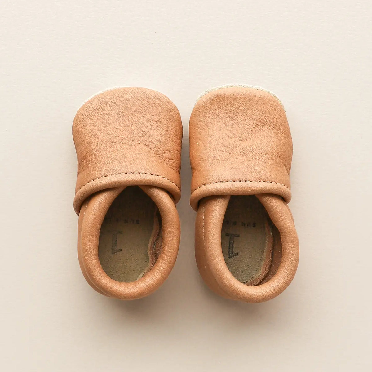 Baby Shoes in Caramel