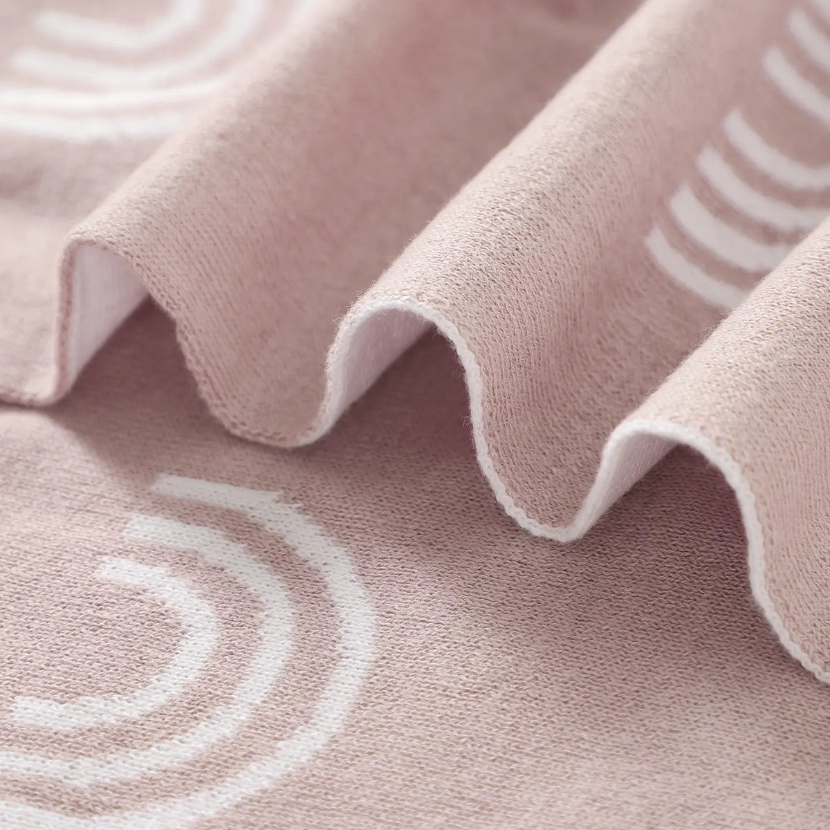 100% Cotton Swaddle Receiving Baby Blanket - Rainbow