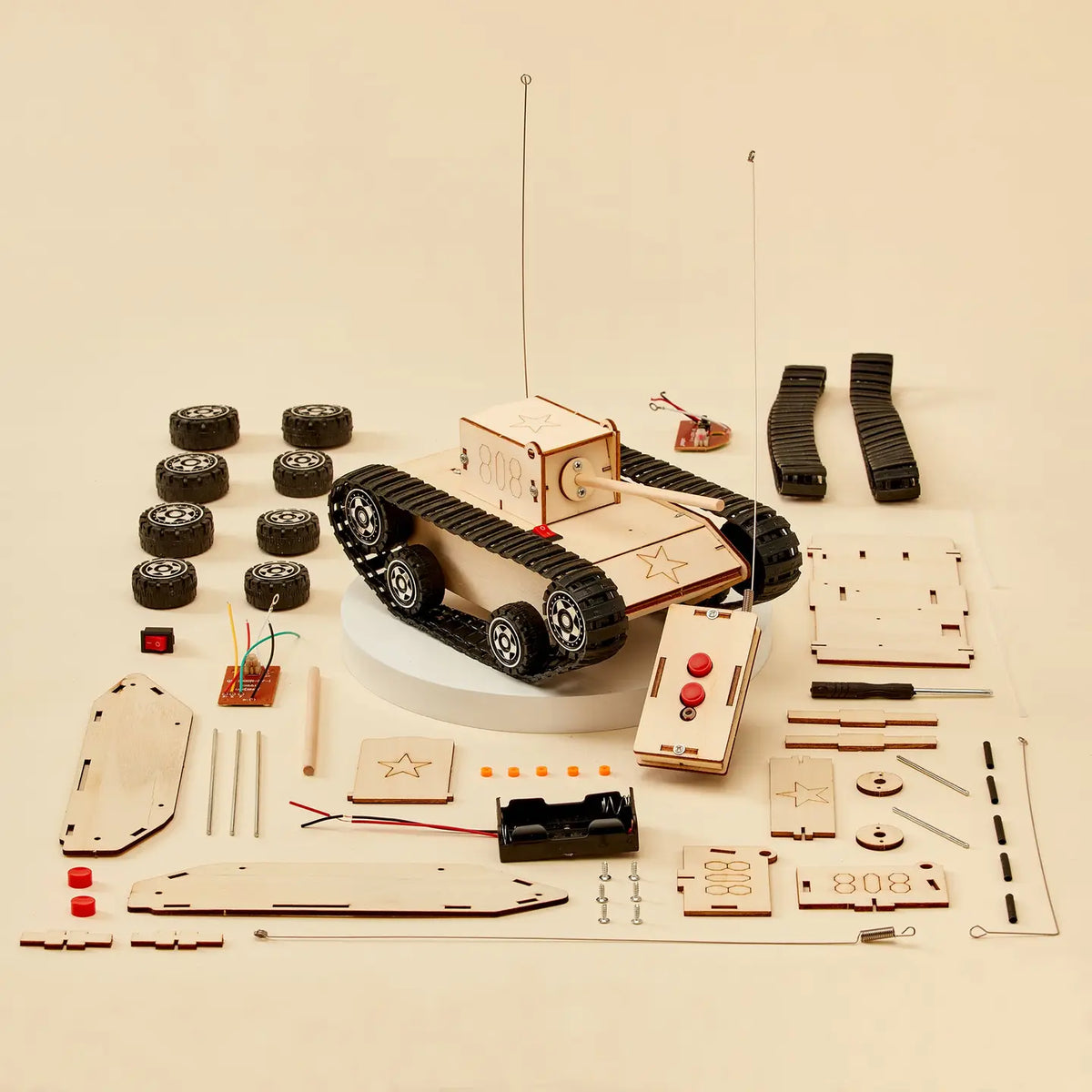 Createkit - Radio Controlled Tank Diy Kit