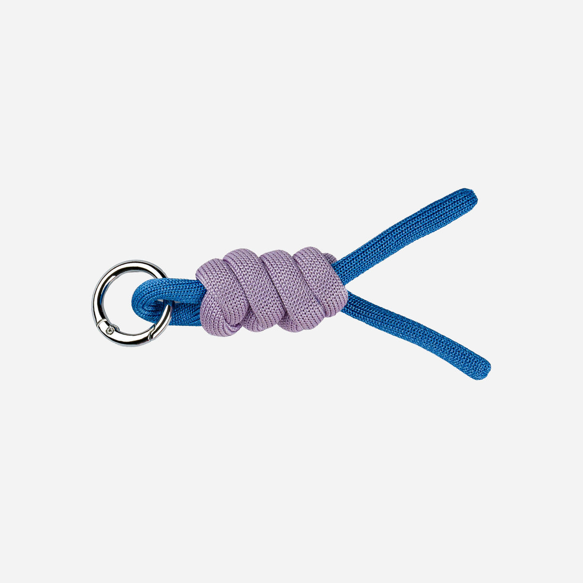 Colorblock Knot Keychain - Two Colors