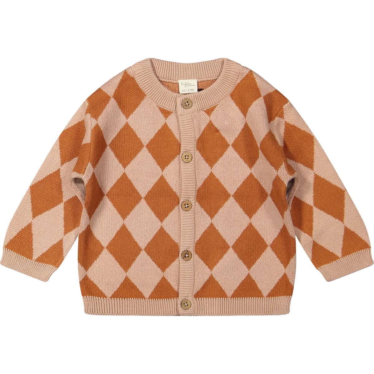 Nero Cardigan – Sirocco/Leather Brown