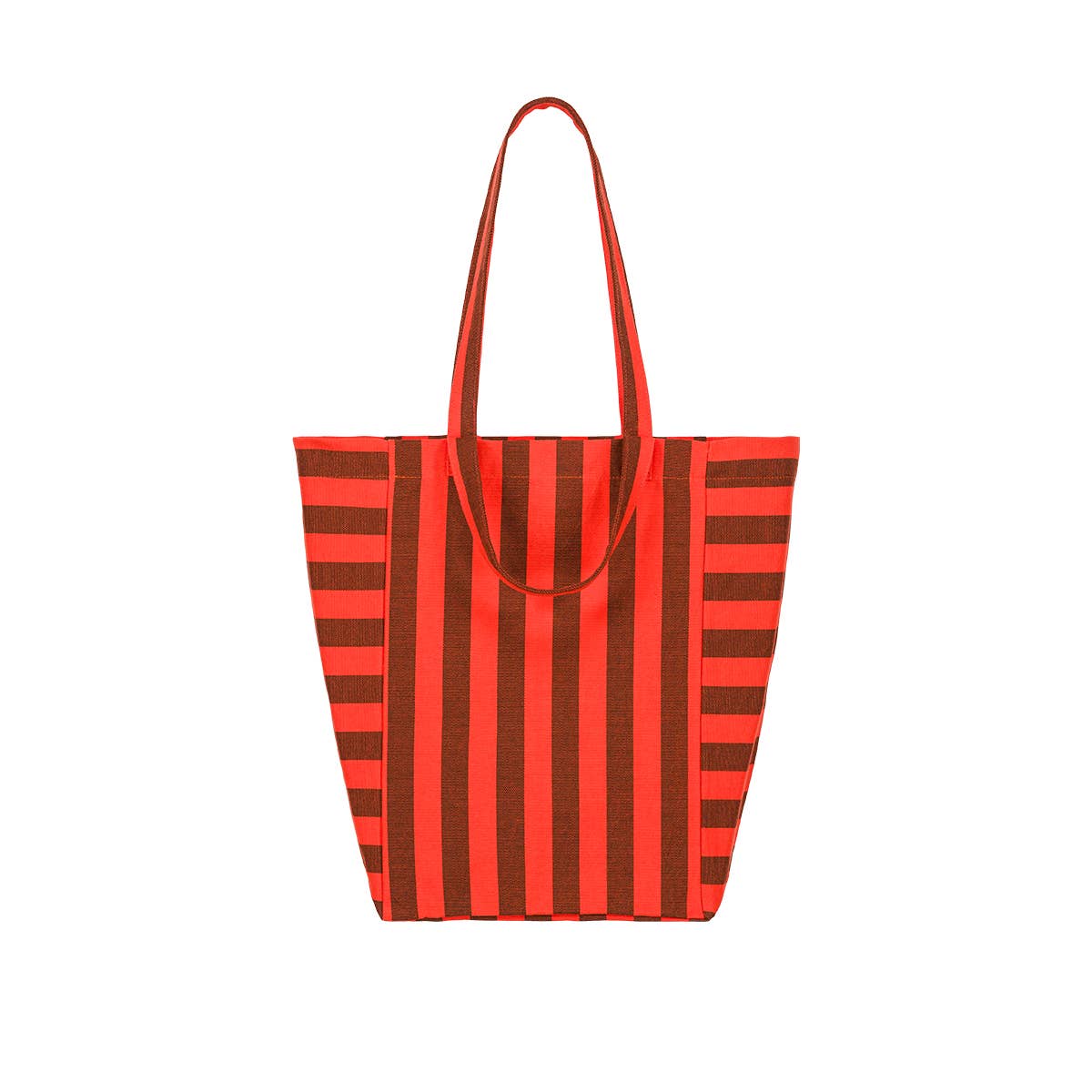 Elisabeth Tote Bag - Brown/Tomato