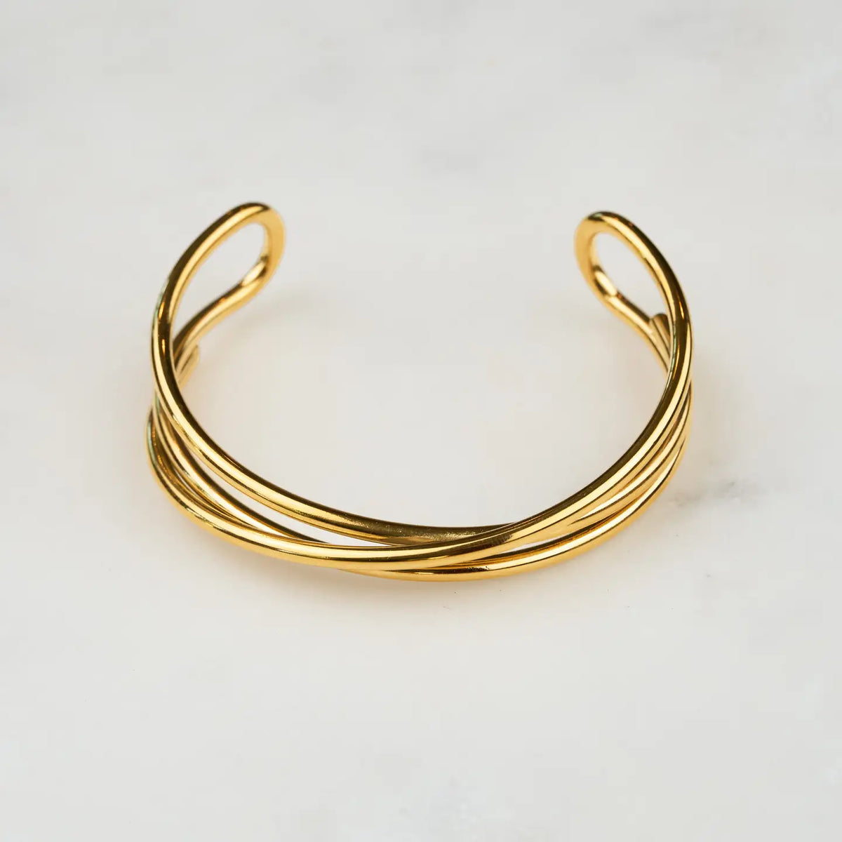 Crossroads Cuff - 18K Gold Plated
