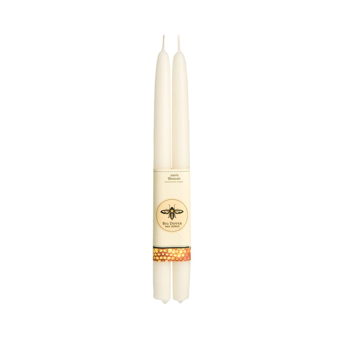 100% Pure Beeswax Tapers - Several Colors