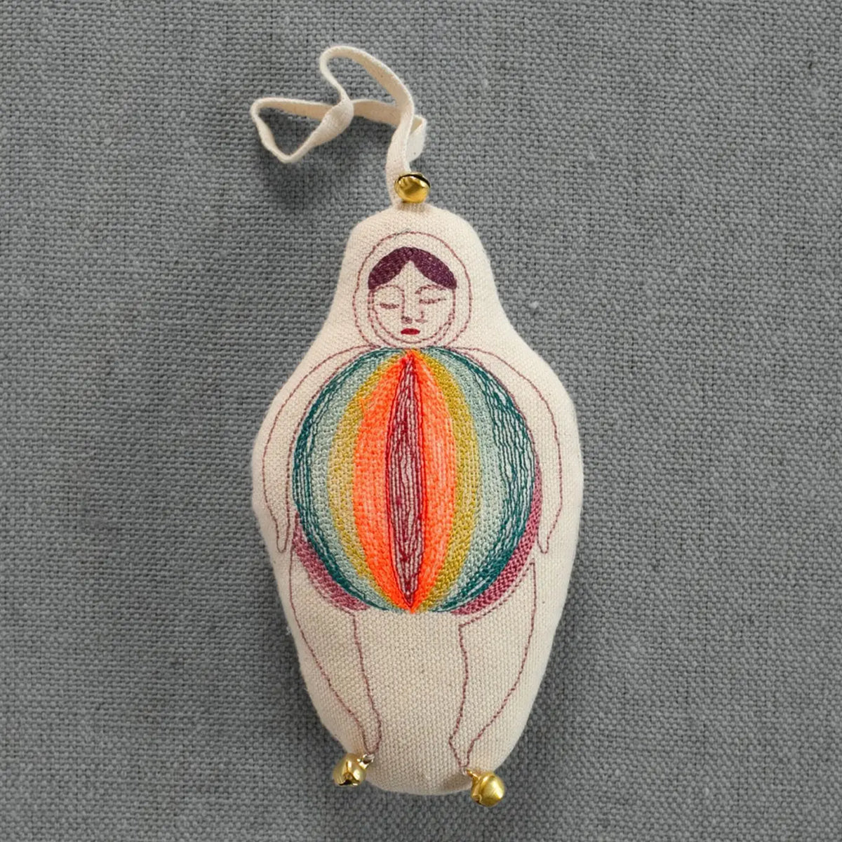 Rainbow Baby - Lavender & Cotton Ornament, Token