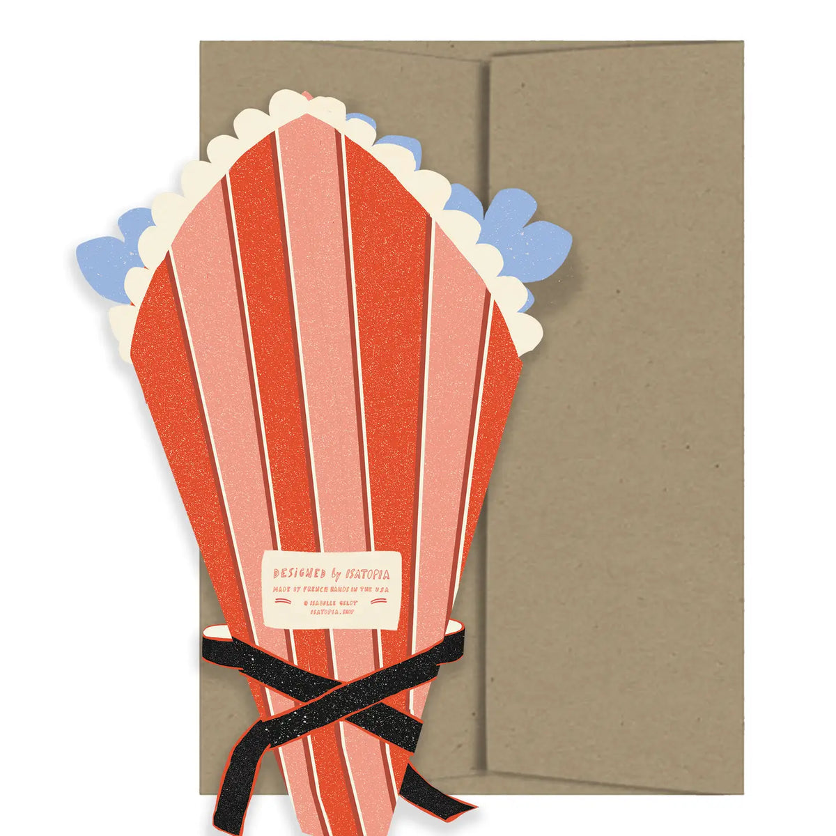 Flower Bouquet Amour Collection - Die Cut Card