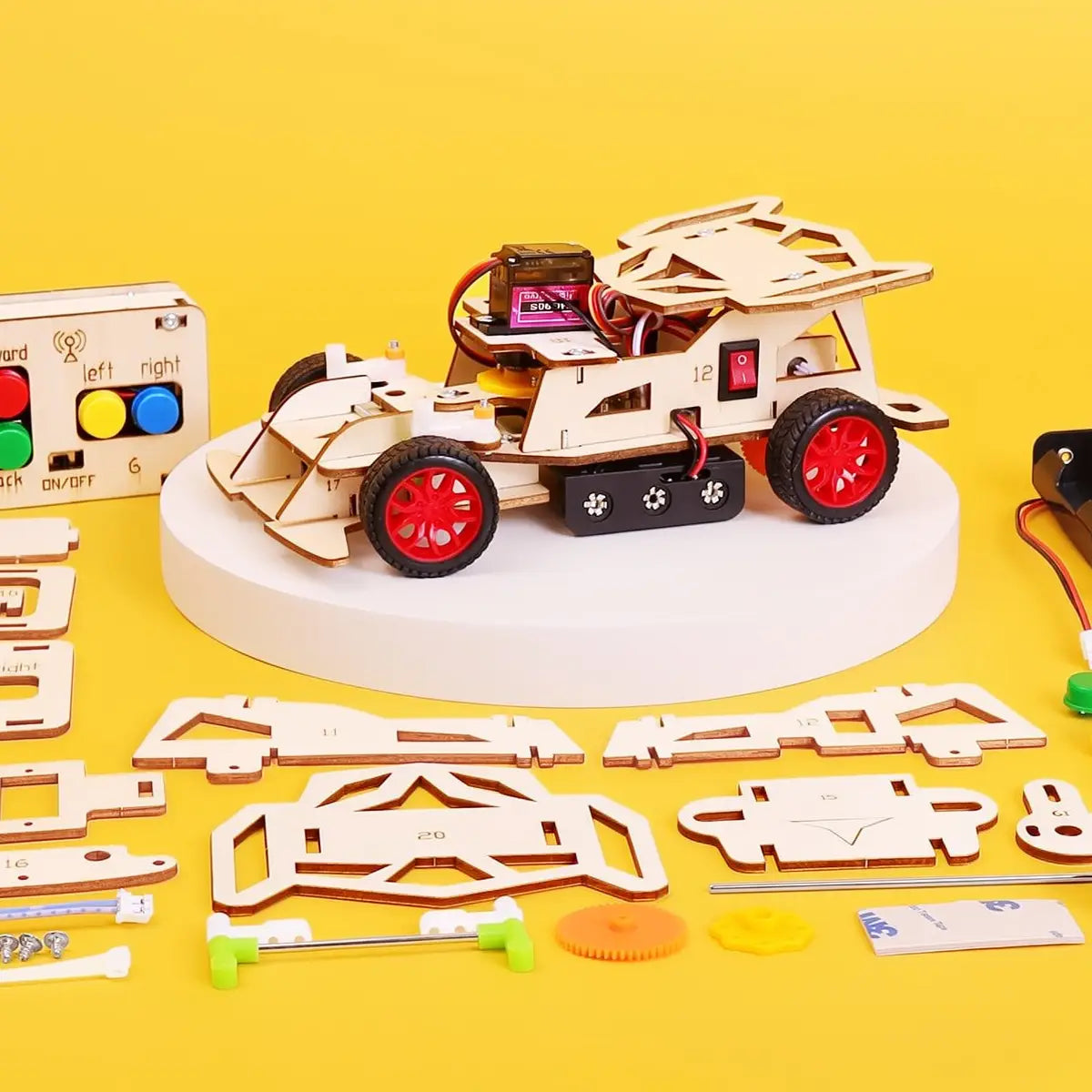 Car Diy Kit, Educational Stem Toy