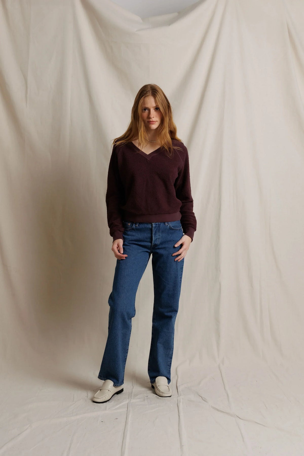 Ziggy Sweatshirt - Cherry Lacquer