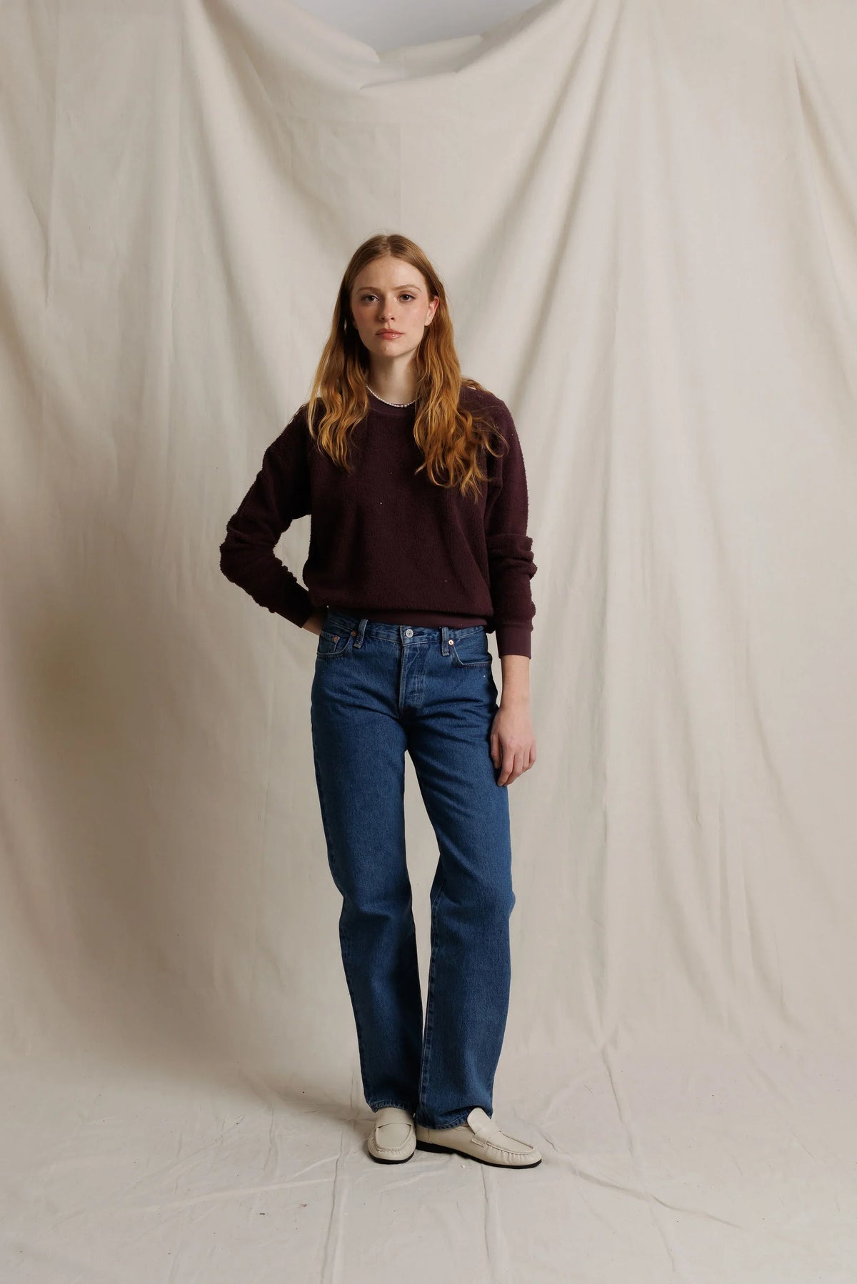 Ziggy Sweatshirt - Cherry Lacquer