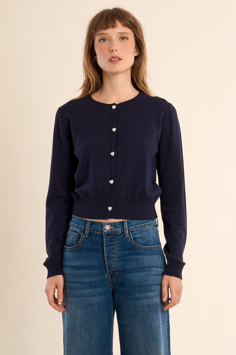 Spring Cardigan - Navy