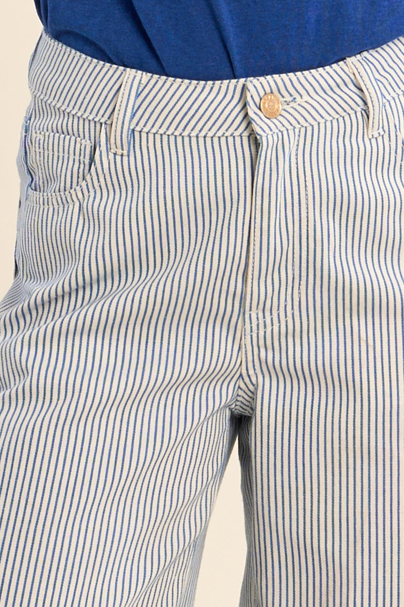 Striped 5-Pocket Pants