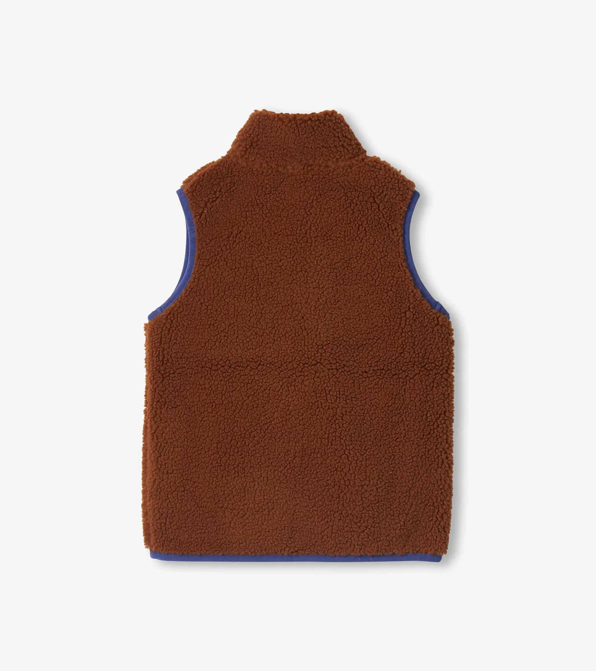 Tortoise Shell Faux Sherpa Vest